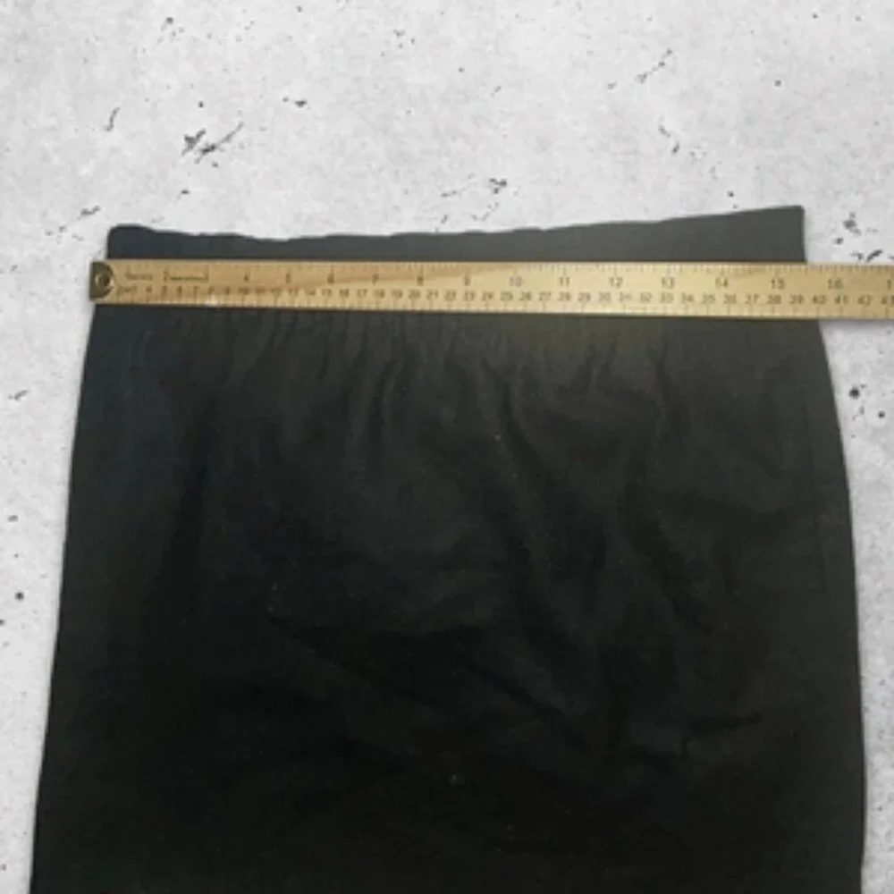J.‎ Crew Sidewalk Career Skirt Soft Stretch Wool Elastic Waistband Black W US 00
